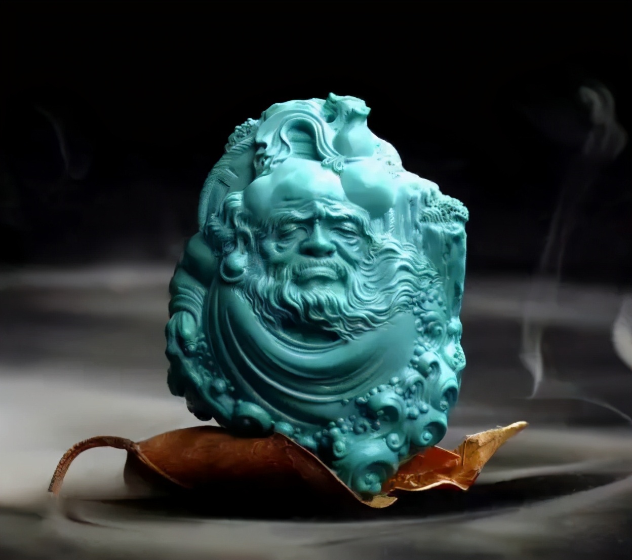 小块翡翠原石去皮如果您见过这七种绿松，算我输  第6张