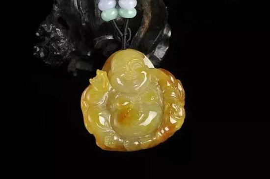 冰种翡翠原石没抛光前女戴玉佛的好处   第3张