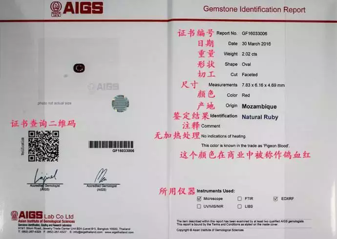 高冰白圆珠翡翠项链探秘最美的红色矿物——天价鸽血红宝石  第15张