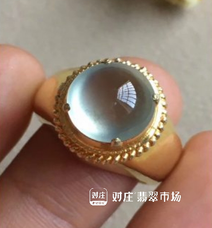 广东清远玉石翡翠市场越南翡翠戒指评定方法 