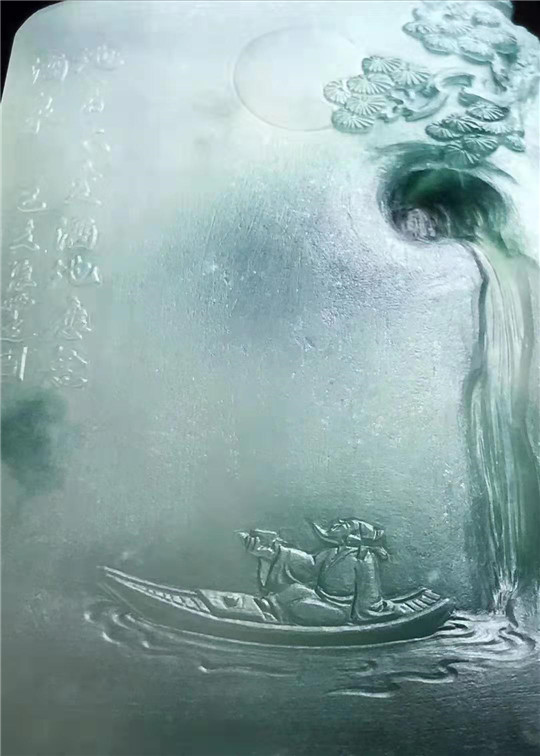 绿翡翠手镯多钱写意翡翠，如诗如画醉人心   第3张