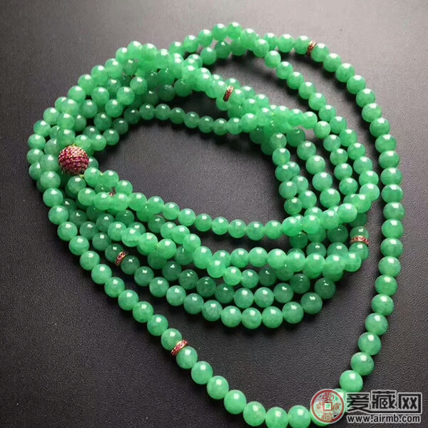 冰种翡翠阳绿多少钱冰种翡翠珠链怎样选购好？有哪些选择技巧？   第2张