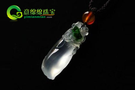 Window opening picture of ice jadeite original stone 翡翠高冰种和冰种的差异  第2张